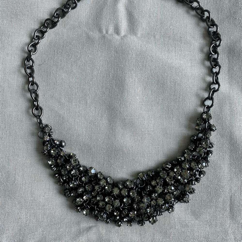 JCrew Crystal Bib Necklace